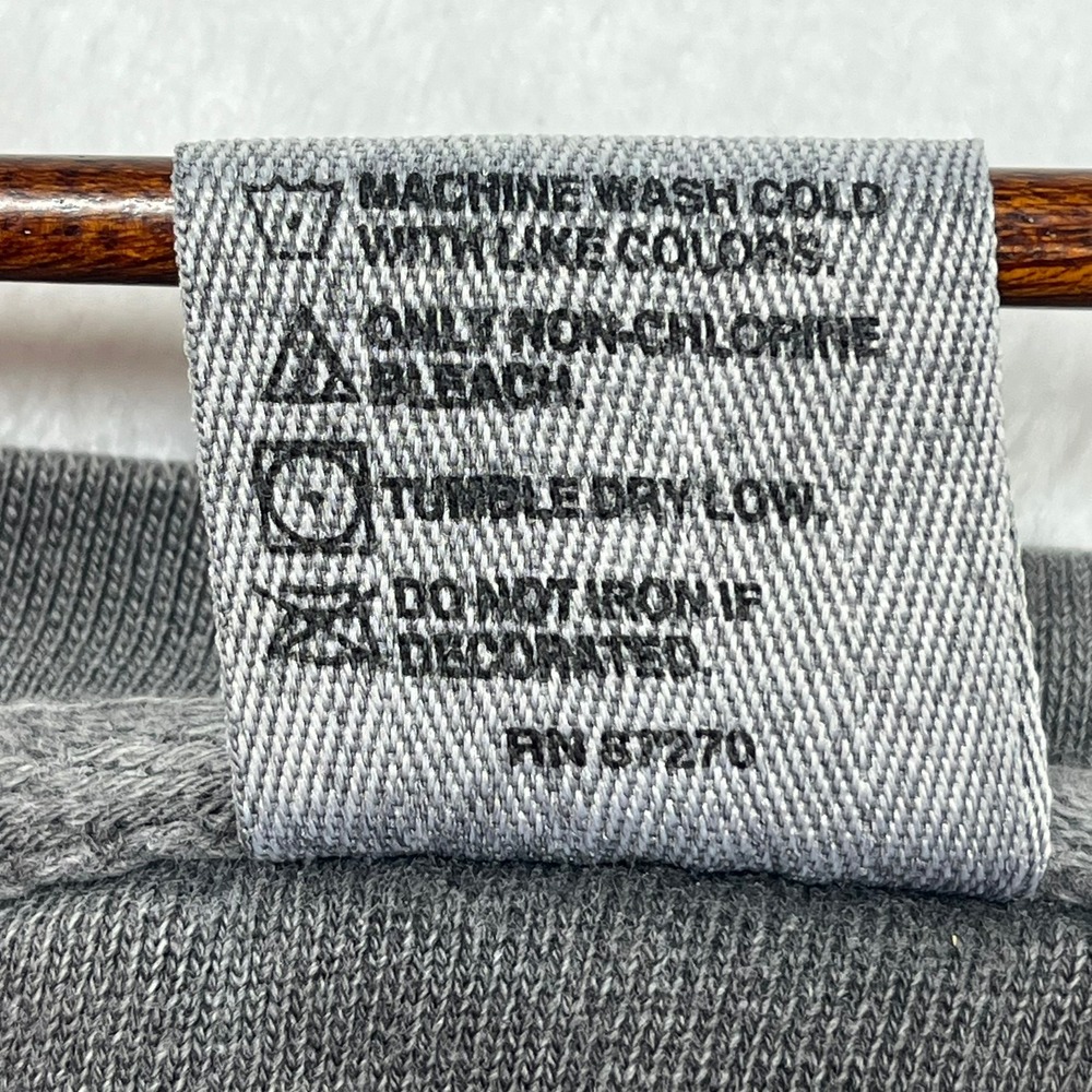 Comfort Colors Wake Forest Law Sweatshirt Mens XL Gray Garment Dyed Collegiate - Picture 9 of 9